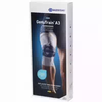 Genutrain A3 Kniebandage Rechts Gr 2 Natur Blau