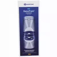 Bauerfeind Genutrain Kniebandage, Gr 7, Schwarz 1 st