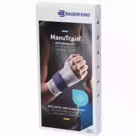 Manutrain Handgelenkbandage Größe 6 Rechts Schwarz