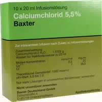 Calciumchlorid Lösung 5,5% Ampullen 10x20 ml Ampullen