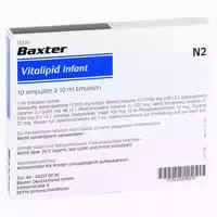 Vitalipid Infant Emulsion Zur Infusion A 10x10 Ml