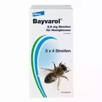 Bayvarol Streifen für Honigbienen zur Bekämpfung von Varroa Milben im Bienenstock