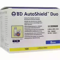 Bd Autoshield Duo Sicherheits Pen Nadel 8 Mm 100 St Kanüle