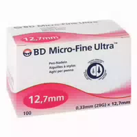 Bd Micro Fine 12,7 Pen Nadeln 0,33x12,7 mm