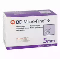 Bd Micro Fine 5 Pen Nadeln 0,25x5 Mm 100 St
