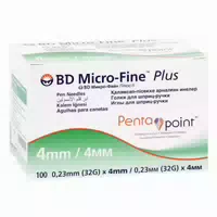 Bd Micro Fine Pen Nadeln 0,23x4 mm 32 g