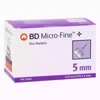 Bd Micro Fine Ultra Pen Nadeln 0,25x5 Mm 100 St