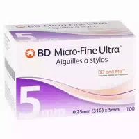 Bd Micro Fine Ultra Pen Nadeln 0,25x5 Mm 100 St Kanüle