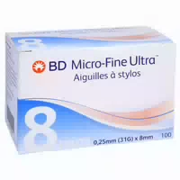 Bd Micro Fine Ultra Pen Nadeln 0,25x8 mm 100 st
