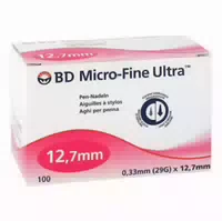 Bd Micro Fine Ultra Pen Nadeln 0,33x12,7 Mm 100 St Kanüle