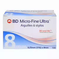 Bd Micro Fine Ultra Pentapoint Pen Nadeln 0,25x8mm