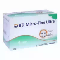 Bd Micro Fine Ultra Pro Pen Nadeln 0,23x4 mm 32 g