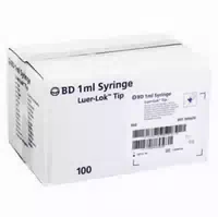 Bd Plastipak Spr 1 Ml Luer Lok 3teilig 100x1 Ml Spritzen