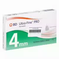 Bd Ultra Fine Pro Pen Nadeln 4 mm 32 g 0,23 mm