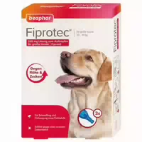 Fiprotec 268 mg Lösung zum Auftropfen für Große Hunde 3x2 68 ml Tropfen