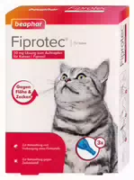Fiprotec 50 Mg Lösung Zum Auftropfen Für Katzen 3x0 50 Ml Tropfen