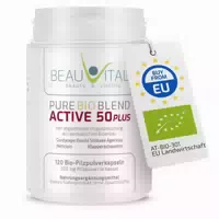 Beauvital Pure Bio Blend Active 50plus Vitalpilze Cordyceps Reishi Shiitake Agaricus Hericium Mait