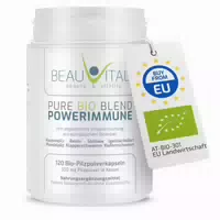 Beauvital Powerimmune Bio Vitalpilzmischung Kapseln, Cordyceps Reishi Shiitake Hericium Agaricus