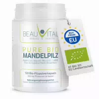 Beauvital Pure Bio Mandelpilz Kapseln Agaricus Blazei Murrill, Abm aus Eu Anbau