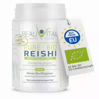 Beauvital Pure Bio Reishi Pulver mit 10% Ganoderma Lucidum Extrakt