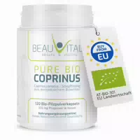 Beauvital Pure Bio Schopftintling Kapseln, Coprinus Comatus aus Eu Anbau