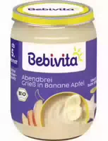 Bebivita Abendbrei Grieß in Banane Apfel