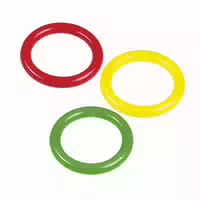 Beco 3er Set Tauchringe Glatte Form, 14cm