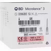 Bd Microlance 3 Kanüle 18g 1 1 2 1,2 X 40 mm 100 st Kanüle