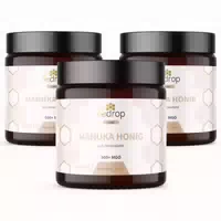 Bedrop Vorteilsset: Manuka Honig Mit Mgo 500 Zertifiziert Im 3er Set