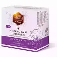 Bee Honest Shampoo & Conditioner Seifenstück Jasmin & Propolis