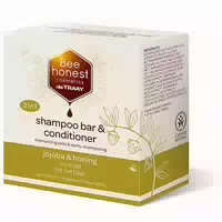 Bee Honest Shampoo & Conditioner Seifenstück Jojoba & Honig