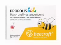 Beecraft Propolis Kids Hals und Hustenbonbons 24 st Bonbons