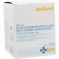 Schlitzkompressen Vlies 5x5c