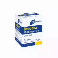 Beese Medical Sterile Mullkompressen 8 Lagig 25 X 2 Stück 5 X 5 Cm