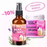 Coolness Bundle Sparset, Natürliche Beruhigung Hund Baldrian 1 St