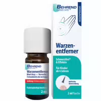 Behrend Warzenmittel für Hand & Fuß Effektive Warzen Verätzung ohne Schmerzen Hygienisch & Sicher