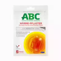Abc Wärme Pflaster Sensitive Vlies Hansaplast Med 2 St
