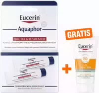 Eucerin Aquaphor Protect & Repair 2 X 10 ml Salbe Gratis Eucerin Sun Gel Creme Oil Control 20 ml