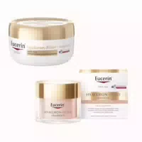 Eucerin Hyaluron Filler Elasticity Anti Age Straffende Körpercreme Tagescreme Rosé Lsf 30 Set 1 Sparset