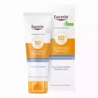 Eucerin Sun Sensitive Protect Face Sun Creme Lsf 50 Jetzt 20% Sparen 50 Ml Creme