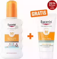 Eucerin Sun Sensitive Protect Kids Dry Touch Sun Gel Creme Ultraleicht Lsf 50 200 ml Creme