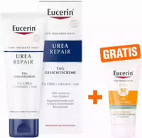 Eucerin Urearepair Gesichtscreme Tag 5 % 50 ml Gratis Eucerin Sun Gel Creme Oil Control 20 ml