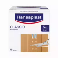 Hansaplast Classic Pflasterrolle, 5m X 4cm 1 St