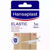 Hansaplast Elastic Pflaster 1m X 6cm 1 St