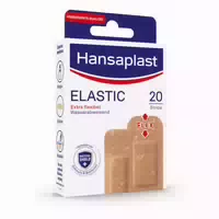 Hansaplast Elastic Pflaster| Flexibler Wundschutz| Elastische Pflaster | Zuschneidbar | 10 Stück