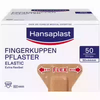 Hansaplast Fingerkuppen Pflaster Elastic 50x44mm 50 st Pflaster