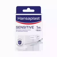 Hansaplast Sensitive Pflaster 10cm X 6cm 1 St