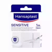 Hansaplast Sensitive Pflaster | Pflaster für Empfindliche Haut| Schonender Wundschutz | 10 stk