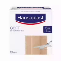 Hansaplast Soft Pflaster 6 Cm X 5m 1 St Pflaster