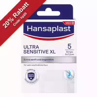 Hansaplast Ultra Sensitive Xl Wundverband 5x7,2 Cm